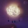 BEFOKA DIY Fluffy Cotton Cloud Light Cloud Lamp Creative Handmade Floating Clouds Night Light for Children Kids Bedroom Home Decoration (Warm Light-Raindrops)