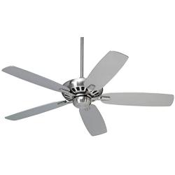 52'' Journey Modern Ceiling Fan with Remote Control Brushed Nickel for Living Room Kitchen Bedroom Family Dining - Casa Vieja