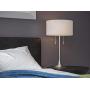 Kenroy Home Kenroy 21404BS Transitional Two Light Table Lamp from Stowe collection in Pwt, Nckl, B/S, Slvr. finish, 17.00 inches, Brushed Steel
