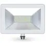 LLT 50W LED Flood Light Outdoor Knuckle Mount - 5000K Daylight 4000lm 120V Super Bright LED Outdoor Flood Light Landscape Yard - White Slim LED Flood Light Fixture - Aluminum and Tempered Glass