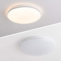 15.4 Inch Modern LED Flush Mount Ceiling Light Round 30W 2580lm Dimmable for Bedroom Dining Room Kitchen,Warm White 3000K