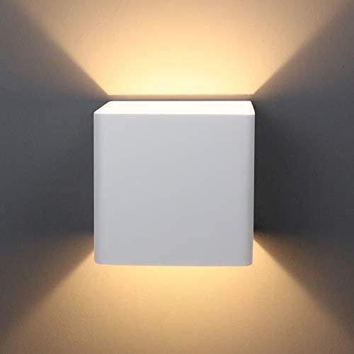Ralbay Modern LED Wall Sconce Lighting Fixtures Aluminum 10W Warm White 3000k Up and Down Indoor Lighting for Living Room Bedroom Hallway Not Dimmable