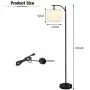 HUESLITE Industrial Standing Lamps for Living Room, Retro Farmhouse Arc Floor Lamp for Bedroom Reading (Black) HUESLITE Industrial Standing Lamps for Living Room, Retro Farmhouse Arc Floor Lamp for Bedroom Reading (Black)