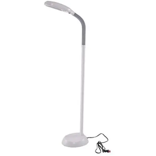 Giantex 5Ft Floor Lamp Light Reading Task Goose Neck for Reading, Crafts, Crocheting, Knitting or Sewing (White) Giantex 5Ft Floor Lamp Light Reading Task Goose Neck for Reading, Crafts, Crocheting, Knitting or Sewing (White)
