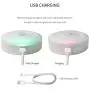 Motion Sensor Light 5v Usb Powered Led Puck Lights Rechargeable Motion Activated Closet Light Wireless Smart Under Cabinet Lighting Warm White Led Night Light for Bedroom Stair Hallway Decor (2 Packs)