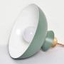 STGLIGHTING Wooden Socket Pendant Light with 15ft Plug-in UL On/Off Dimmer Switch Cord Macaron Green Lampshade Light Fixtures Nordic Minimalist Loft Style Lamps for Dining Room Bulbs Not Included