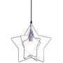 FL-63586 Macaron Color Drop Light, Creative Star Shaped Chandeliers, Modern Simple Pendant Lamp for Cafe, Bar, Restaurant (Grey)