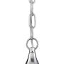 Isabella Chrome Pendant Chandelier 16'' Wide Crystal 5-Light Fixture for Dining Room House Foyer Kitchen Island Entryway Bedroom Living Room - Vienna Full Spectrum