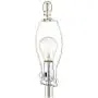 Lucas Modern Table Lamps Set of 2 with USB Charging Port Chrome and Glass Drum Shade for Living Room Family Bedroom Bedside - Regency Hill