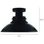 Addington Park 31801 Seascape Collection 1-Light Contemporary Barnyard Outdoor Flush Mount, Black Addington Park 31801 Seascape Collection 1-Light Contemporary Barnyard Outdoor Flush Mount, Black