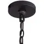 Antler Lodge Black Large Round Chandelier 36 3/4'' Wide Country Cottage Rustic LED Woven Deer Horn 6-Light Fixture for Dining Room House Island Entryway Bedroom Living Room - Franklin Iron Works