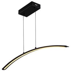 JONATHAN Y JYL7012B Roxanna 41.5'' Dimmable Adjustable Integrated LED Metal Linear Pendant Minimalistic,Modern,Contemporary for Dining, Living Room, Kitchen, Commercial Office, Black