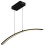 JONATHAN Y JYL7012B Roxanna 41.5'' Dimmable Adjustable Integrated LED Metal Linear Pendant Minimalistic,Modern,Contemporary for Dining, Living Room, Kitchen, Commercial Office, Black