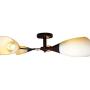 Semi Flush Mount Ceiling Light Fixture - FINXIN FXCL28 Modern Bronze Painting Pendant Light for Bedroom,Hallway,Kitchen and Dining Room (Bronze)
