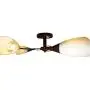 Semi Flush Mount Ceiling Light Fixture - FINXIN FXCL28 Modern Bronze Painting Pendant Light for Bedroom,Hallway,Kitchen and Dining Room (Bronze)