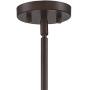 Bryce Oil Rubbed Bronze Drum Pendant Light 20'' Wide Mica Shade 4-Light Fixture for Dining Room House Foyer Kitchen Island Entryway Bedroom - Regency Hill