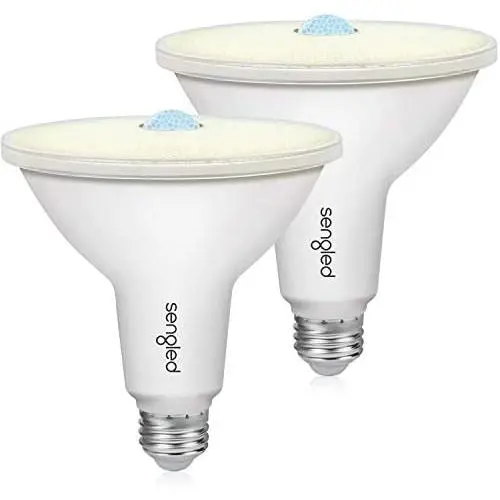 Sengled Motion Sensor Outdoor Light Dusk to Dawn Light Bulbs, LED Flood Lights Outdoor, Security Light E26 PAR38 Motion Activated 3000K Warm White, 1050LM, Waterproof, 2 Pack 4th Gen Sengled Motion Sensor Outdoor Light Dusk to Dawn Light Bulbs, LED Flood Lights Outdoor, Security Light E26 PAR38 Motion Activated 3000K Warm White, 1050LM, Waterproof, 2 Pack 4th Gen