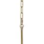 Hampton Hill MPS150-0064 Conrad 6 Modern Chandeliers-Metal, Fabric Shade Pendant Ligthing Lamp Ceiling Dining Room Lighting Fixture Hanging, See Below, Grey/Gold
