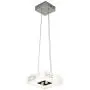LED Semi-Flush Mount Ceiling Light Fixture,Modern Mini Chandelier Fixtures 1 Ring Hanging Pendant Lighting with Crystals 7.48'' x 7.48'' Dimmable Dining Room Lights Natural Light 4000K
