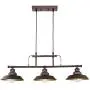 ACLand Kitchen Island Pendant Light 3-Light Industrial Ceiling Lighting Fixture Hanging with Metal Shades for Dining Room Pool Table Farmhouse Bar (Oil Rubbed Bronze, 3-Light Pendant)