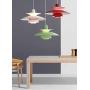 Nordic E27 Pendant Light Colorful Umbrella Led Suspend Lamp Dining Room Indoor Lighting Fixtures Ø 11.81inch (Blue)