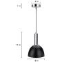 Double Tootoo Star Industrial Vintage Ancient Retro Pendant Lights Set of 2, Medium Size Chandelier for Kitchen Island Bars Dining Bedroom Living Study Room, Metal Element Design Lamps, Black/Silver