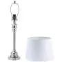 CO-Z White Table Lamp Set of 2, Modern Metal Desk Lamp in Brushed Steel Finish, 26 Inches in Height, Bedside Lamps for Office Bedroom Nightstand Accent, ETL. (Table Lamp Set of 2) CO-Z White Table Lamp Set of 2, Modern Metal Desk Lamp in Brushed Steel Finish, 26 Inches in Height, Bedside Lamps for Office Bedroom Nightstand Accent, ETL. (Table Lamp Set of 2)