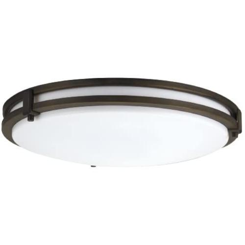 Lithonia Lighting FMSATL 16 20830 BZA M4 LED Saturn Flushmount Ceiling Light Fixture for Kitchen | Hallway | Bedroom, Dimmable, 3000K, Antique Bronze Lithonia Lighting FMSATL 16 20830 BZA M4 LED Saturn Flushmount Ceiling Light Fixture for Kitchen | Hallway | Bedroom, Dimmable, 3000K, Antique Bronze