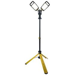 Stanley Led Work Light with Stand 7000-Lumen Portable Corded LED Portable Job Site Lighting 4000K 80W Indoor Outdoor Lighting