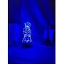 JIHANG 3D Anime Night Light Katsuki Bakugo Figure Led Light for Bedroom Lamp 16 Colour Anime My Hero Academia Decor Light Kids Night Light Gift