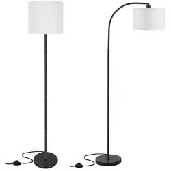 Floor Lamps for Bedrooms Living Room Office Dining Room Readingm, Includes 2 Standing Lamp
