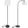 Floor Lamps for Bedrooms Living Room Office Dining Room Readingm, Includes 2 Standing Lamp