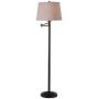 Kenroy Home 32215CBZ Classic Swing Arm Floor Lamp ,59 Inch Height, 24 Inch Extension with Copper Bronze Finish