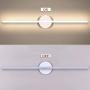 Vanity Light LED 3000K Dimmable Warm Light, Zicbol 30 Inch Modern White Bathroom Light Fixtures Wall Lamp Light for Bathroom, Living Room, Bedroom, Hallways