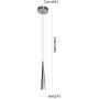 LightInTheBox Modern Warm White LED Acrylic Pendant Light Max 5W Chrome Finish, Light Source=Warm White LightInTheBox Modern Warm White LED Acrylic Pendant Light Max 5W Chrome Finish, Light Source=Warm White
