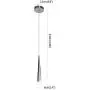 LightInTheBox Modern Warm White LED Acrylic Pendant Light Max 5W Chrome Finish, Light Source=Warm White