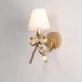 SHAOYH American Wall Lamp Bedside Wall Light Vintage Light Luxury Wall Lamp Living Room Wall Princess Bedroom Lamp Nordic Ins Little Girl Creative Bow Childrens Room Lamp Reading Light