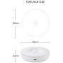 Rechargeable LED Night Light Sensor Lamp Mini Auto On/Off White Night-Light for Bedroom Bathroom Kitchen Hallway Stairs 3M Adhesive Fixed Base Wall