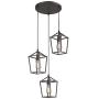 Emliviar 3-Light Pendant Lighting, Cluster Pendant Hanging Light for Kitchen Dining Room, Oil Rubbed Bronze Finish, 20065D-3 ORB