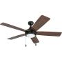 Honeywell Ceiling Fans 50607-01 Ventnor Ceiling Fan, 52'', Bronze