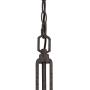 Tremont Rust Cage Pendant Chandelier 20'' Wide Industrial Rustic Tan Burlap Drum Shade 3-Light Fixture for Dining Room House Foyer Kitchen Island Entryway Bedroom Living Room - Franklin Iron Works