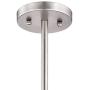 Spherical Brushed Nickel Orb Pendant Chandelier 24'' Wide Modern Open Frame 6-Light Fixture for Dining Room House Foyer Kitchen Island Entryway Bedroom Living Room - Possini Euro Design