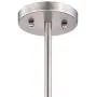 Spherical Brushed Nickel Orb Pendant Chandelier 24'' Wide Modern Open Frame 6-Light Fixture for Dining Room House Foyer Kitchen Island Entryway Bedroom Living Room - Possini Euro Design