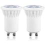 Dimmable MR11 GU10 LED Spotlight, Aluxcia 4W GU10 Recessed Light 120V 35W Halogen Bulbs Replacement for Track Light, Living Room, Office, Ceiling Lighting, Warm White 3000K, 2-Pack