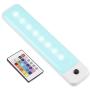 LUXSWAY LED Color Light Bar with Battery Operated , Wireless Dimmable Night Lighting , Stick On Light Bar Mulit-Color Changing for Closet ,Stair ,Shelf, Under Cabinet ,DIY Effect