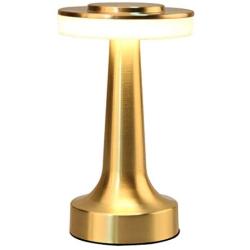 O’Bright Portable LED Table Lamp with Touch Sensor, 3-Levels Brightness, Rechargeable Battery Up to 48 Hours Usage, Night Light for Kids Nursery, Nightstand Lamp, Bedside Lamp (Gold)