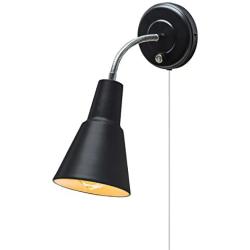 Globe Electric 65312 Ramezay, Matte Black with Chrome