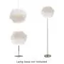 Waneway Feather Lamp Shade for Ceiling Pendant Light, Lampshade for Table Lamp and Floor Lamp for Living Room, Bedroom, Wedding or Party Decoration, Diameter 15.7 inches, White