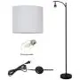 HUESLITE Industrial Standing Lamps for Living Room, Retro Farmhouse Arc Floor Lamp for Bedroom Reading (Black) HUESLITE Industrial Standing Lamps for Living Room, Retro Farmhouse Arc Floor Lamp for Bedroom Reading (Black)