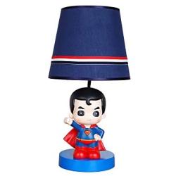 KWOKING Lighting Cartoon Movie Theme Sleep Desk Lamp Dimmable Night Light for Kids Birthday Gifts Table Lamp Eye-Caring Reading Light for Boys Bedroom - Superman